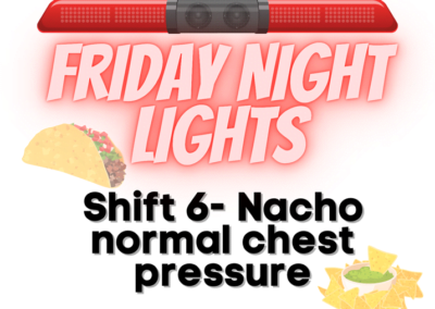 Friday Night Lights: Shift 6 – Nacho Normal Chest Pressure